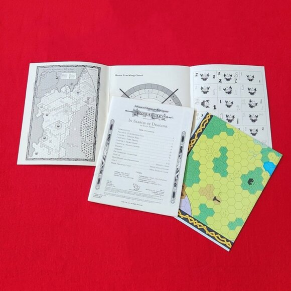 Dragonlance Advanced Dungeons & Dragons Module Adventure Set 1989 - Picture 8 of 14